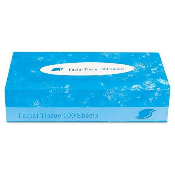 General Supply GENFACIAL30100 Boxed Facial Tissue, 2-ply, White, 100 Sheets/box