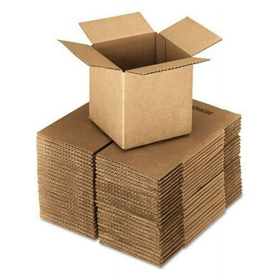 General Supply UFS181818 Cubed Fixed-Depth Shipping Boxes, Brown Kraft - 18 x 18 x 18 in.