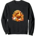 thumbnail image 1 of General Sweatshirt Thanksgiving T-shirt Black, 1 of 3