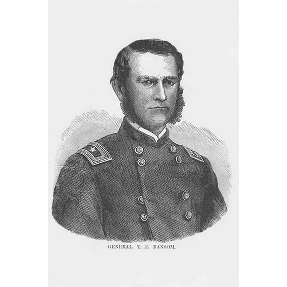General T. E. Ransom-Fine Art Canvas Print (20" x 30")