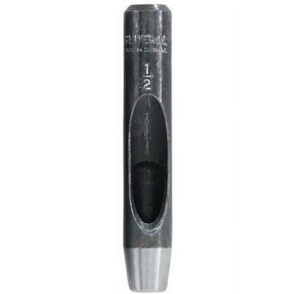 General Tools 0.25 in. Hollow Steel Punch - Black