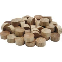 General Tools 1/2 In. Oak Flat Head Plug (45-Count) 313012