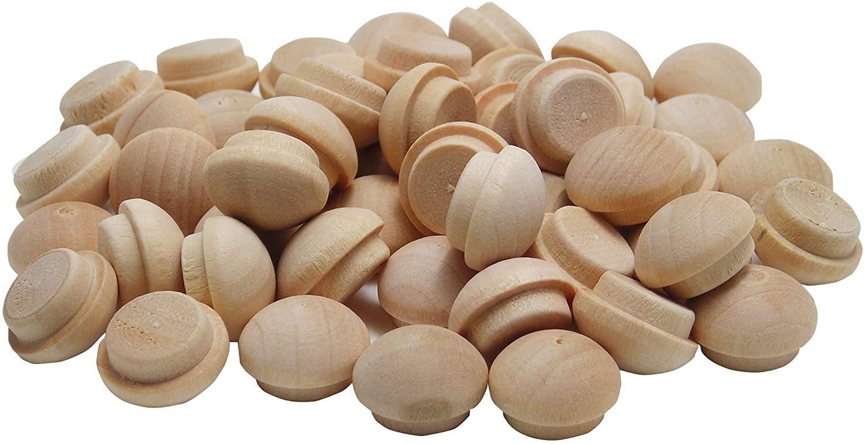 312012 1/2-Inch Button Plugs, Hardwood, 50-Pack New Version - Walmart.com