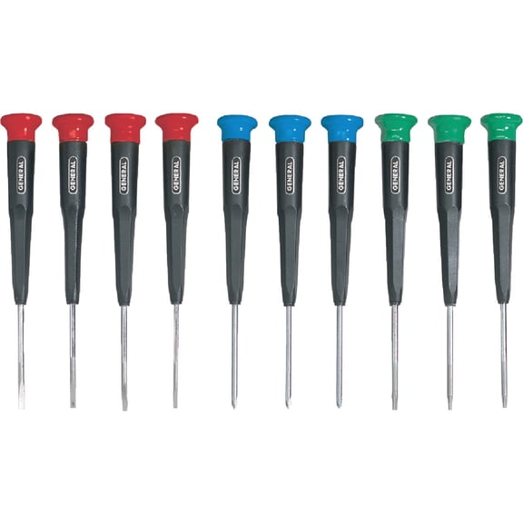 General Tools 10-Piece Mini Screwdriver Set - Pack of 6