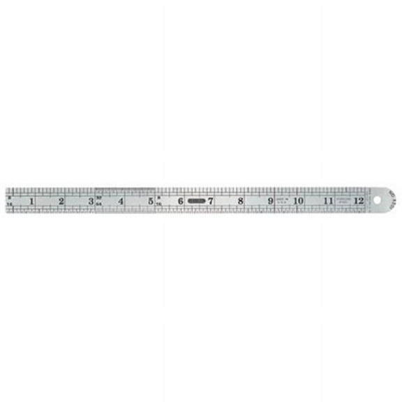 General Tools  12 Inch Flex Precision Rule - Stainless Steel