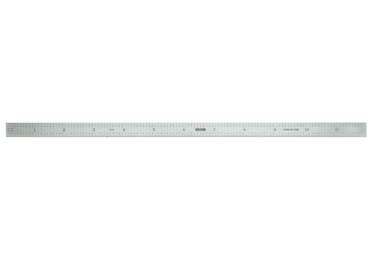General Tools 1216 12-inch Flex Stainless Steel Ruler - Walmart.com