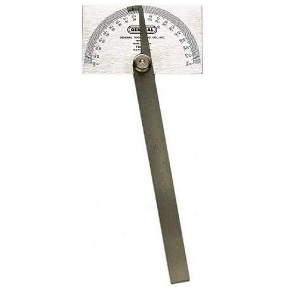 General Tools 17 Adjustable Square Head Protractor, 6", Steel
