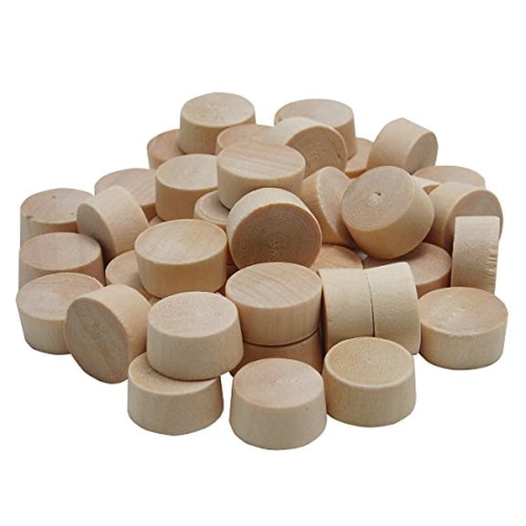 General Tools Flat Head Wood Plug - Smooth Finish, Easy Installation - 45 Count, 1/2 In.