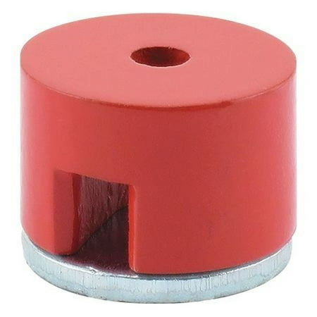 General Tools 372C Button Type Aluminum/Nickel/Cobalt Magnet, Pulls 6-1/2 lbs., 1" Diameter