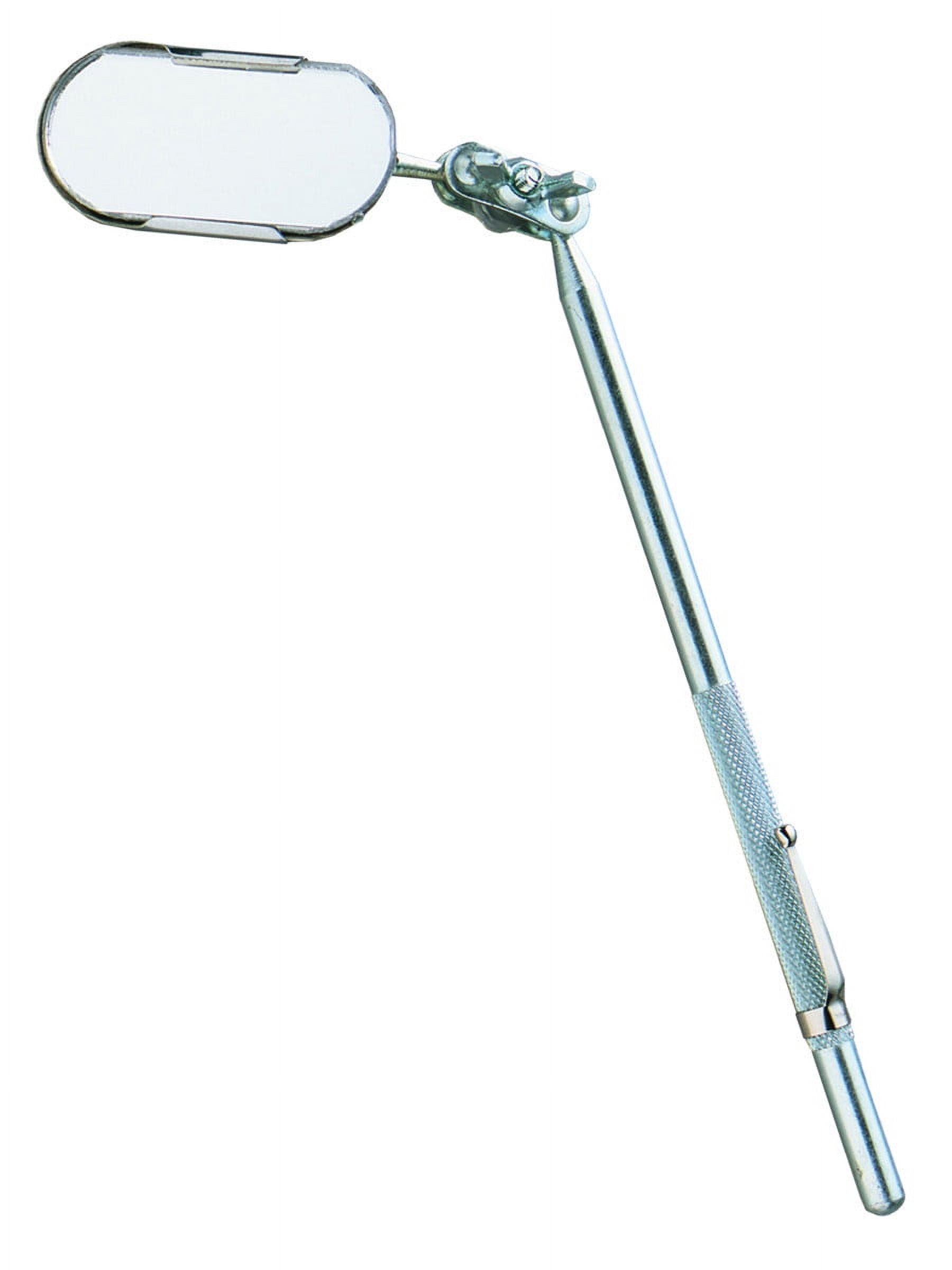 General Tools 558 Inspection Mirror, 9 inch Fixed Length, 1 inch by 2 inch Oval Mirror