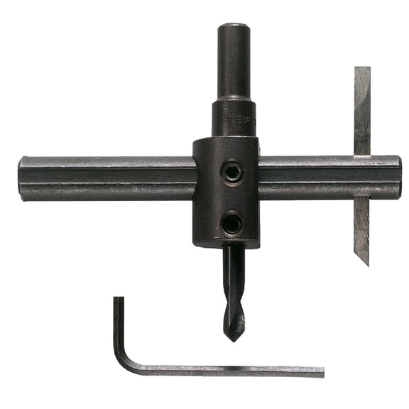 General Tools 5B Standard Circle Cutter, Adjustable 1-Inch to 6-Inches,Black