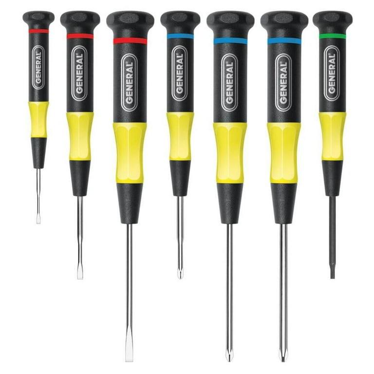 Slotted, Phillips, Torx Precision Screwdriver Set, 7 Pieces Slotted, Phillips, Torx Precision Screwdriver Set, 7 Pieces