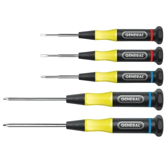 General Tools 700 Five-Piece Precision Screwdriver Set
