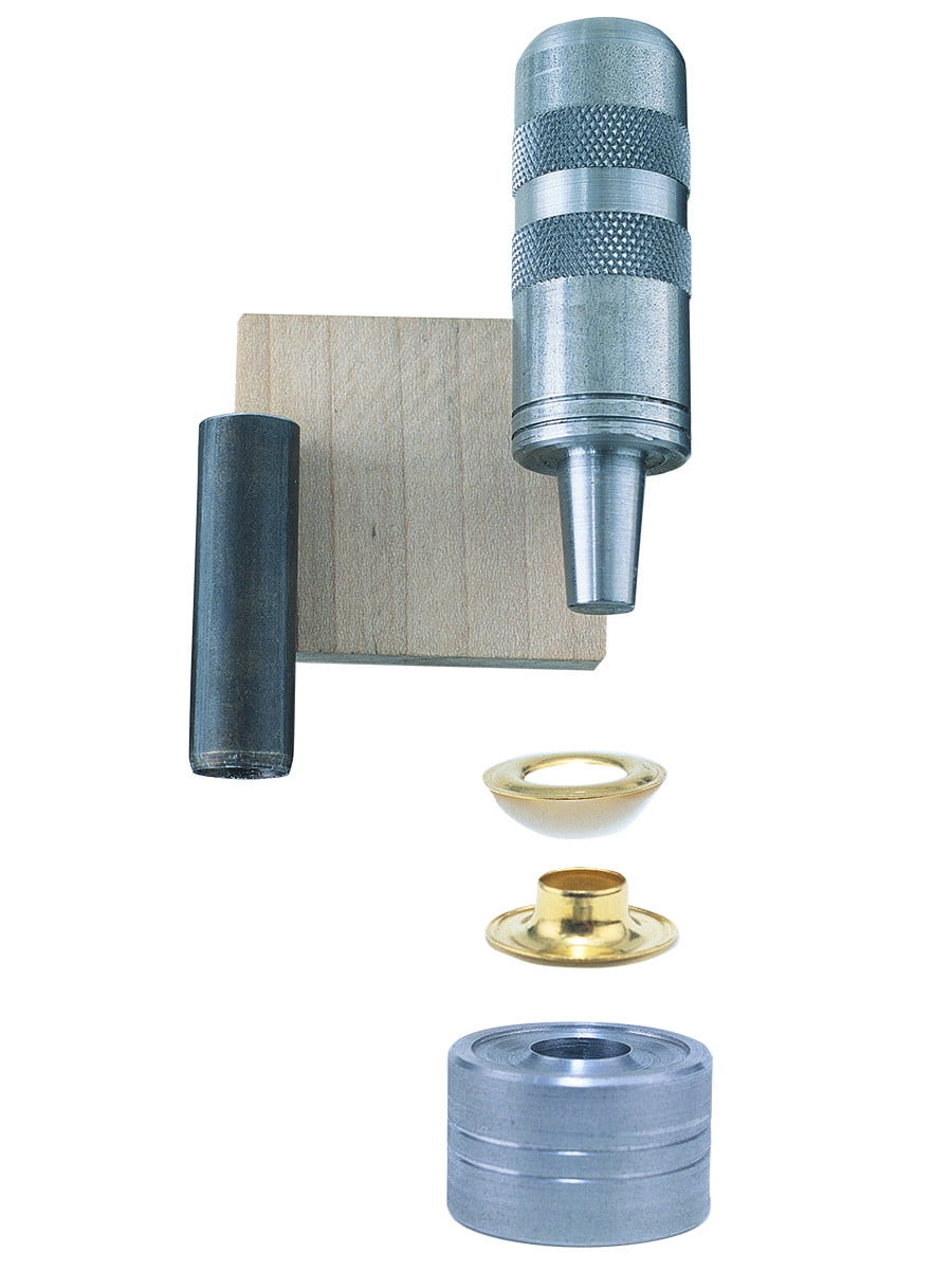 1/2 13 mm Grommet Tool Kit - 12 Solid Brass Grommets for Tarps Repair NEW  