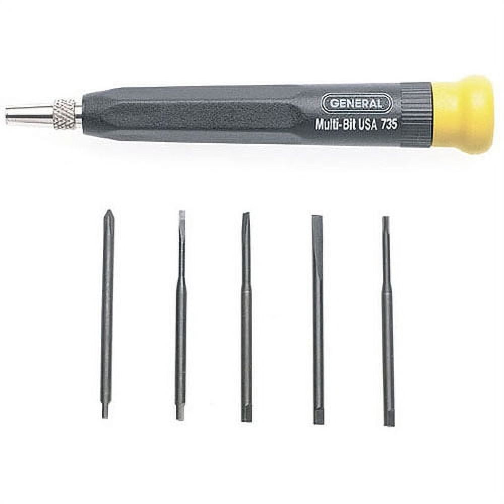 General Tools 735 5-In-1 Multi-Blade Precision Screwdriver