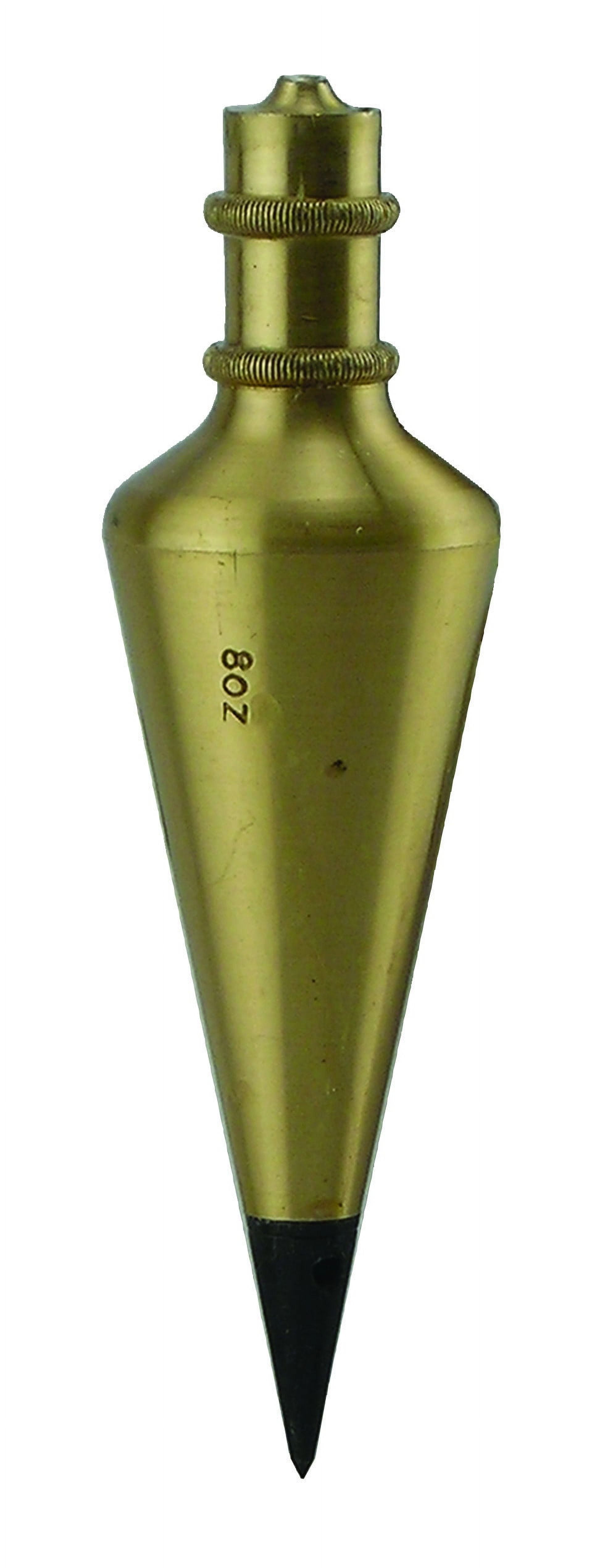 General Tools 800-8 Brass Plumb Bob, 8 Ounce