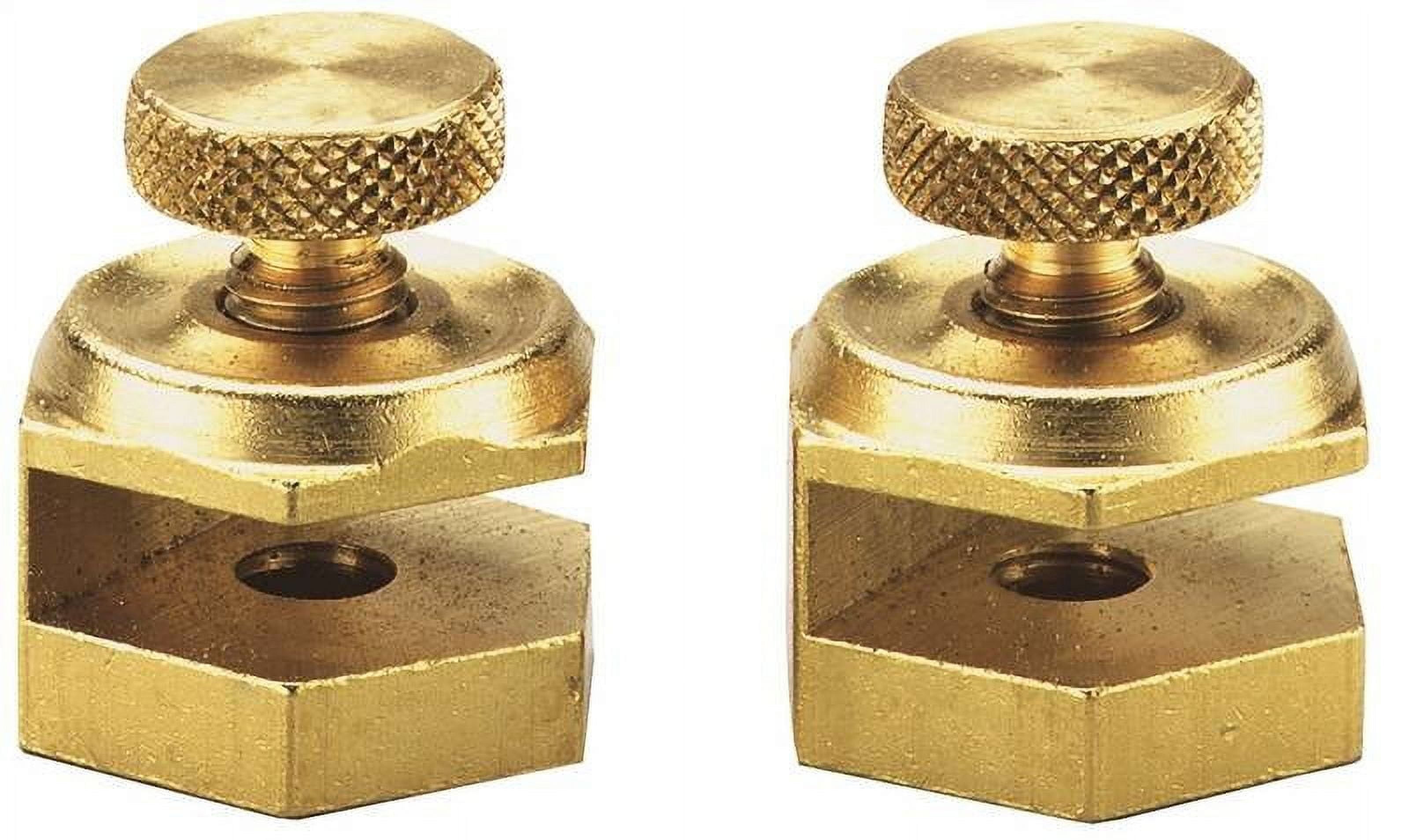 General Tools - 803 - Solid Brass Stair Gauge Set - 1 Pair