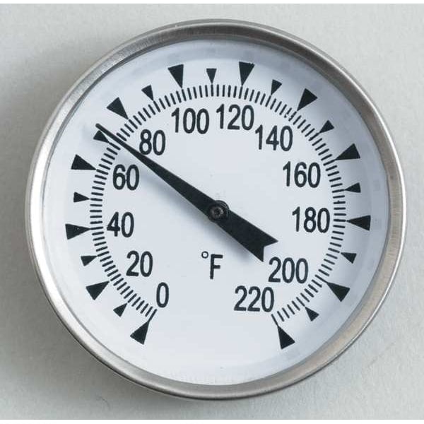 General Tools Bimetal Thermom,2 In Dial,0 to 220F PT2008G220