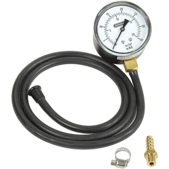 General Tools GPK035 Gas Pressure Gauge Test Kit with 39 in. Rubber Hose