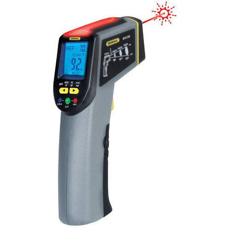 12:1 Wide-Range Infrared Thermometer