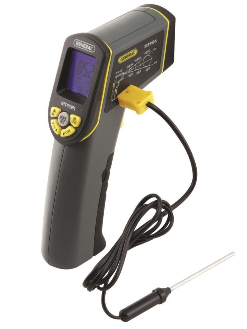 General Tools Infrared Thermometers, -58 F - 1,202 F - 1 EA (318-IRT659K)