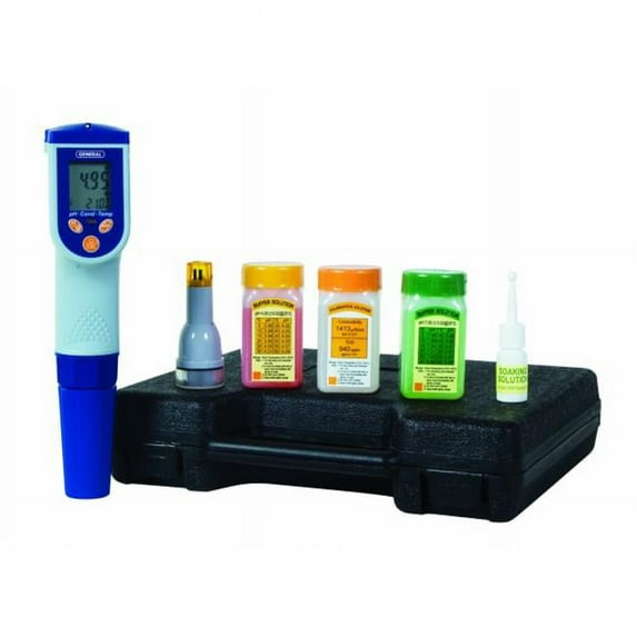 General Tools & Instruments Complete Waterproof Self Calibrating Micro Processor Kit-Ph Mv Temp Cond Tds Salt