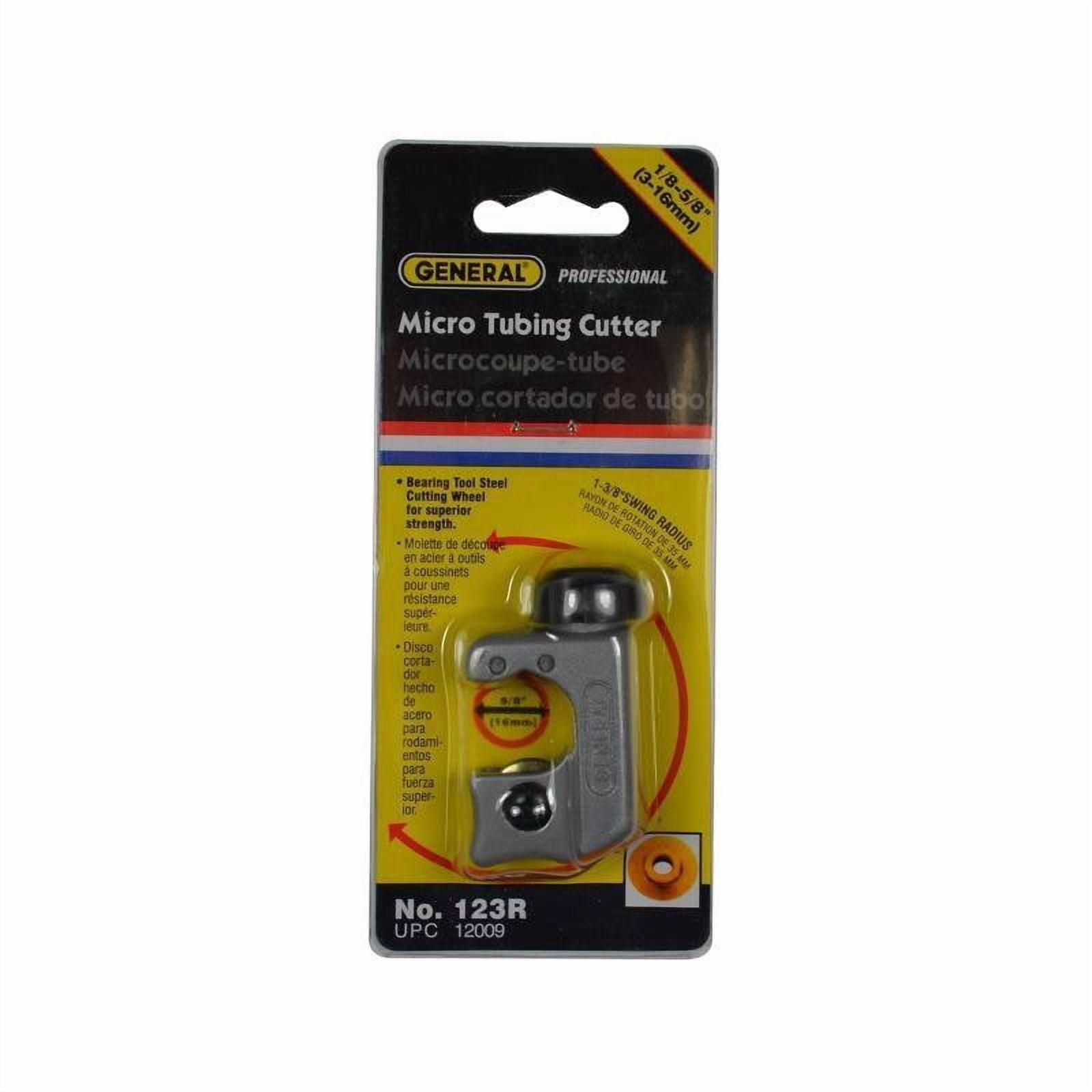 General Tools Micro Tubing Cutters, 1 3/8 in Swing Radius - 5 EA (318-123R)