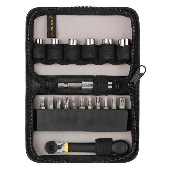 General Tools Multi-Bit Screwdriver, NumBits 15 80078