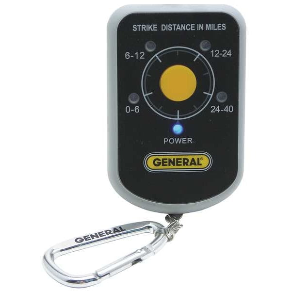 General Tools Personal Lightning Detector,40 Miles LD7
