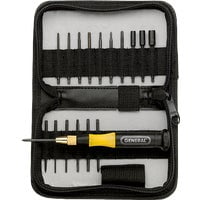 General Tools 63518 Eighteen-Piece Precision Screwdriver Set