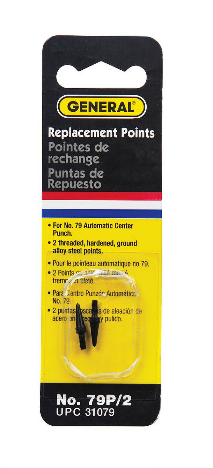 General Tools 79P/2 Replacement Point for General Tools 79 Steel Automatic Center Punch