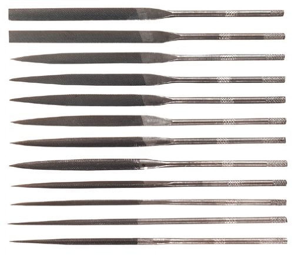 General Tools S475 Swiss Pattern Needle Files, Set of 12