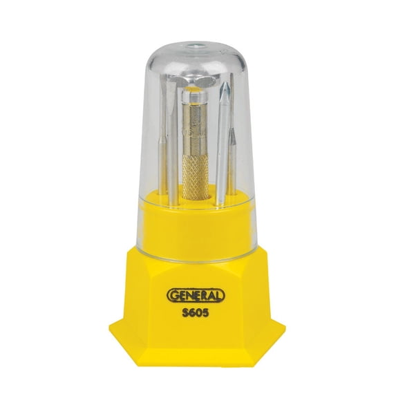 General Tools S605 Five-Piece Jeweler's Screwdriver Set