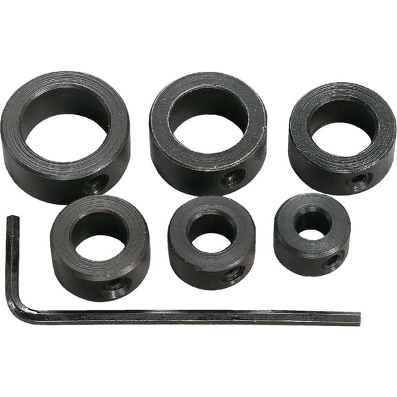 General Tools S838 6 Piece 3/16-Inch to 1/2-Inch Drill Stop Set