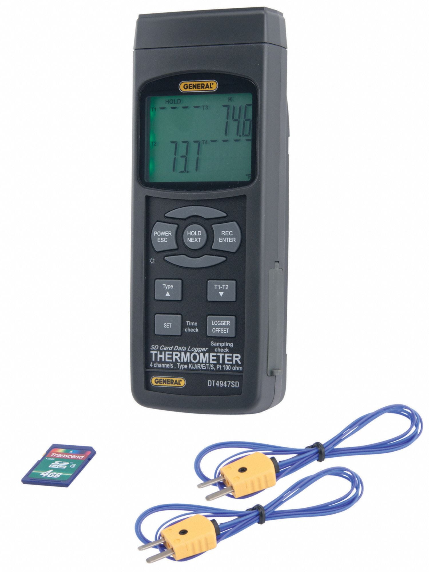 Thermocouple Thermometer Handheld K Type Contact Thermometer Digital  Thermometer with K Type Thermocouple Wire: : Industrial &  Scientific