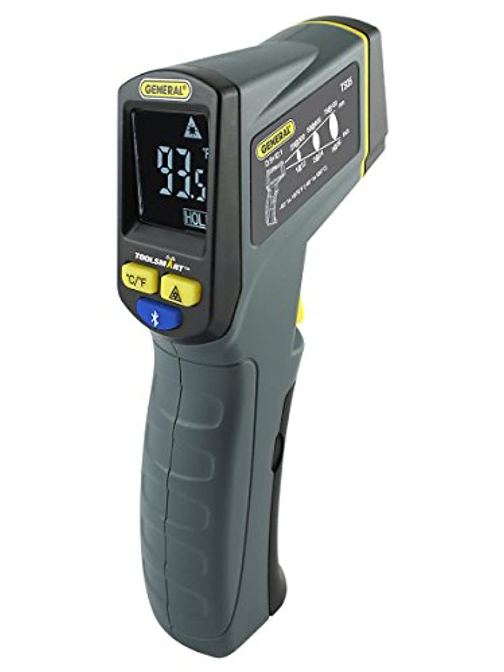 General Tools ToolSmart Bluetooth Connected Infrared Thermometer, -40F - 1076F - 1 EA (318-TS05)
