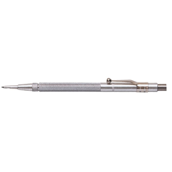 General Tools Tungsten Carbide Scribe and Magnet #88CM/2 - Marks Hardened Steel, Stainless Steel, Ceramics, Glass, Hard Plastic and Wood - 6 Replacement Tips Included, 2 Pack