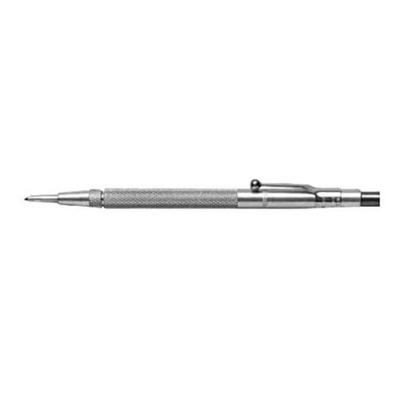 General Tools Tungsten-Carbide Tip Scriber, Straight, 6", Black Ink
