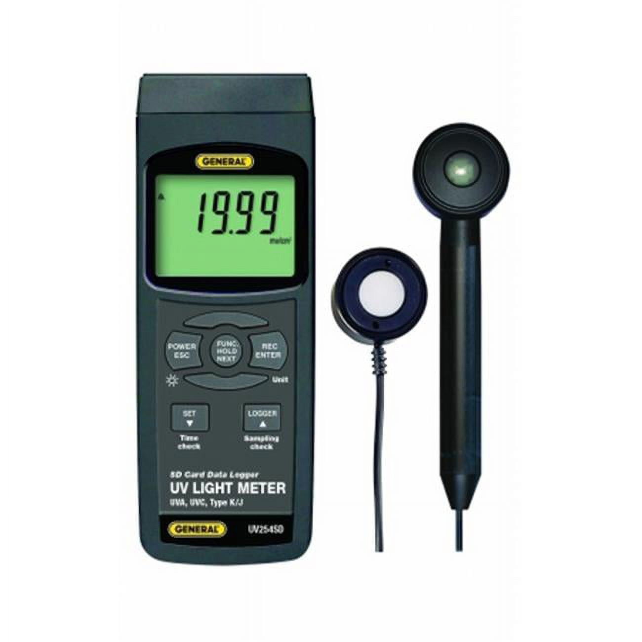 General UVA & UVC Meter w/Datalogging SD Card  UV254SD