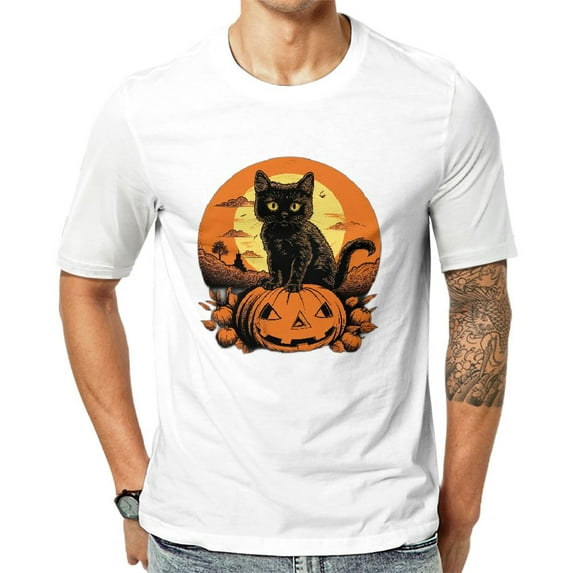 General Trick Or Treat Halloween Silhouette T-Shirt White