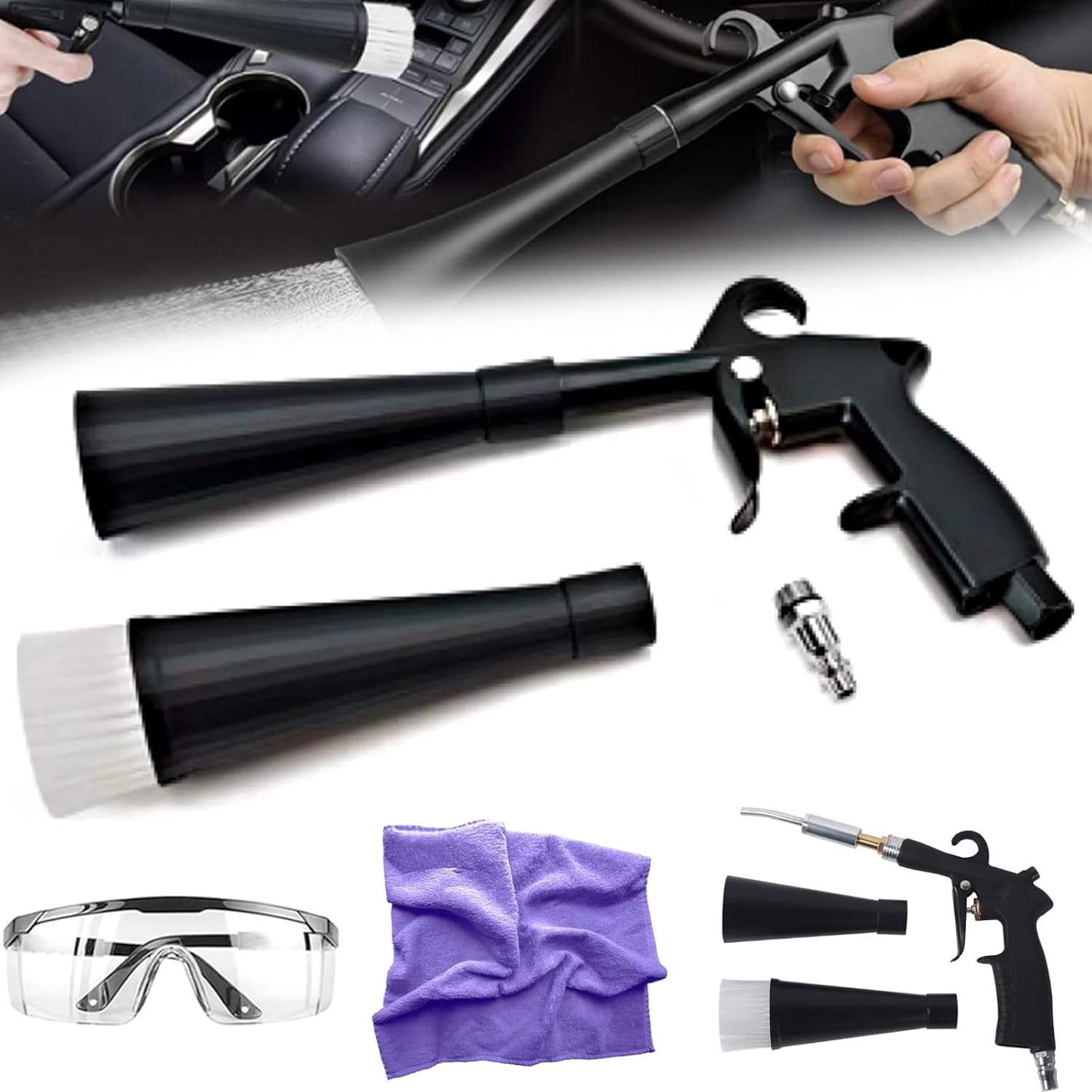 General Twister - Pneumatic Blow-Out Tool, Upgraded Car Detailing Air ...