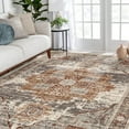 thumbnail image 1 of General Washable 5x7 Area Rugs - Large Rugs for Living Room Stain Resistant Carpet Vintage Rugs for Bedroom with Non Slip Backing Home Decor Floor Decoration Mat (5x7 Brick), 1 of 17