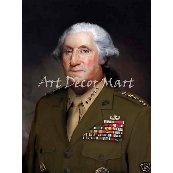 General Washington - CANVAS OR FINE PRINT WALL ART