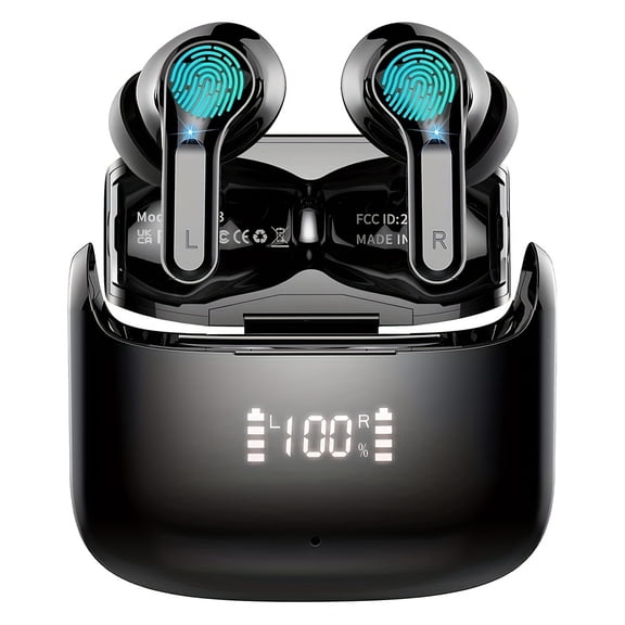 General Wireless Earbuds LED Power Display with Wireless Charging Case In-Ear Earbuds