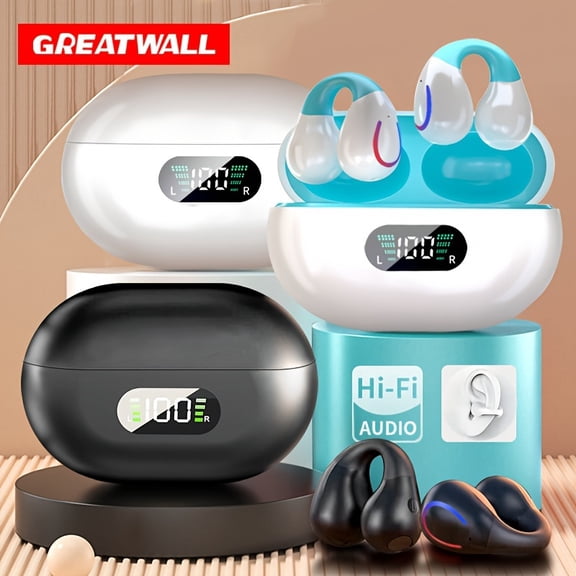 General Wireless Earphones HIFI Headphones 9D Stereo Sound Sports Headset With Built In Microphone HD Call Earbuds Charging Case LED Digital Display