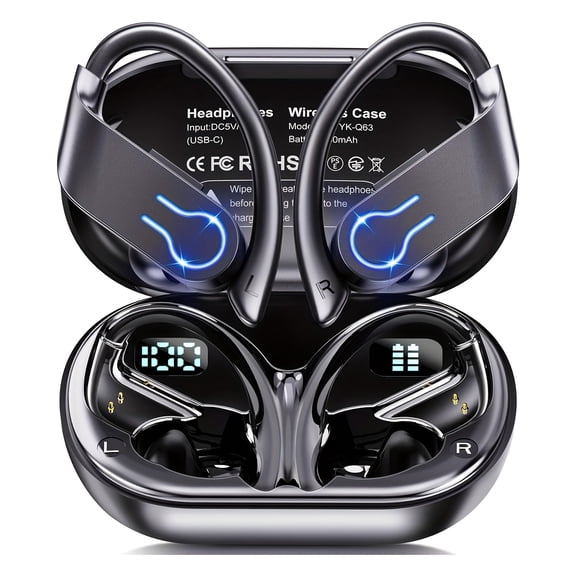 General Wireless Sports Earbuds with Microphone, Comfortable In-Ear Headphones for Business & Active Use, High-Quality Sound via Advanced Decoding Tech