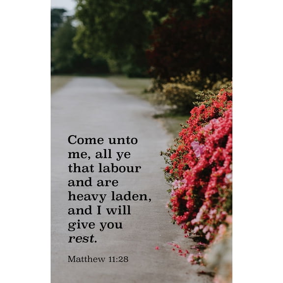 General Worship Bulletin: All Ye That Labour (Package of 100): Matthew 11:28 (Kjv) (Paperback)