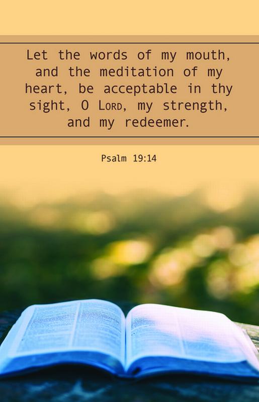 General Worship Bulletin Let The Words Package Of 100 Psalm 19 14 General Worship Bulletin Let The Words Package Of 100 Psalm 19 14