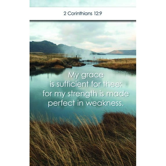 General Worship Bulletin: My Grace (Package of 100) : 2 Corinthians 12:9 (KJV) (Other)