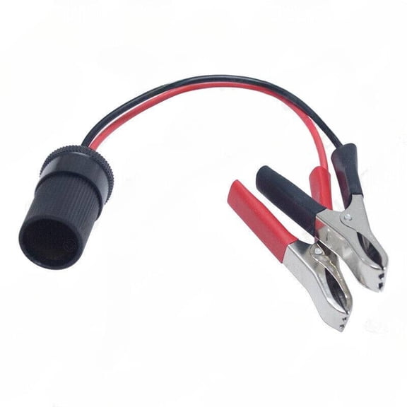 General car battery clip for power supply, cigarette lighter, car cigarette lighter, battery holder with alligator clip, cigarette lighter, tube for wire supply